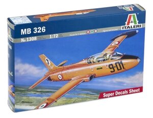 MB-326. Збірна модель літака в масштабі 1/72. ITALERI 1308