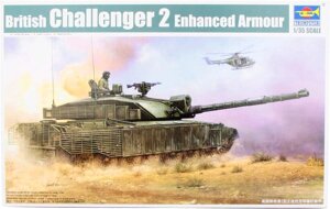 British Challenger 2. Збірна модель танка у масштабі 1/35. TRUMPETER 01522