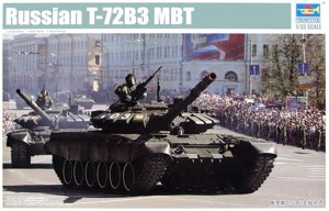 Основной боевой танк Т-72Б3. Сборная модель в масштабе 1/35. TRUMPETER 09508