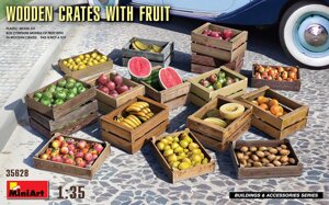 Дерев'яні ящики із фруктами в масштабі 1/35. MINIART 35628