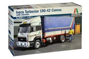 Iveco Turbostar 190-42 Canvas with elevator. 1/24 ITALERI 3939