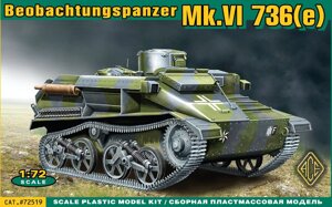 BeoPanzerkampwagen Mk. VI (e) Збірна модель німецької танкетки. 1/72 ACE 72519