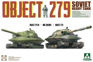 Об'єкт 279 + об'єкт 279М + фігурка набір для зборки танка 1/72 5005 TAKOM