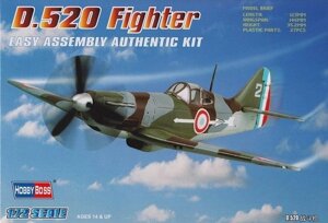 D. 520 Fighter. Збірна модель в масштабі 1/72. HOBBY BOSS 80237