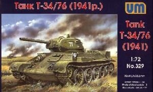 Збірна модель радянського танка Т-34/76 в масштабі 1/72. UM329