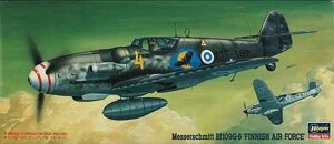 Messerschmitt Bf109G-6 "Finnish Air Force". Збірна модель літака в масштабі 1/72. HASEGAWA 00916