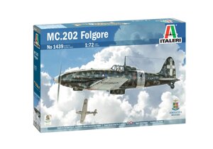 MC. 202 Folgore. Збірна модель винищувача у масштабі 1/72. ITALERI 1439