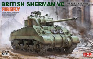 SHERMAN VC FIREFLY. Збірна модель британського танка в масштабі 1/35. RFM RM-5038