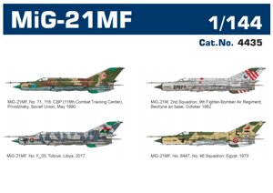 МіГ-21МФ. Збірна модель літака в масштабі 1/144. EDUARD 4435