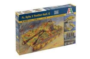 Pz. Kpfw. V Panther Ausf. G. Збірна модель німецького танка в масштабі 1/35. ITALERI 6493