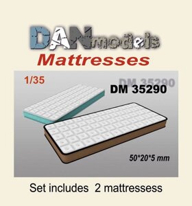 Матеріал для діорам. Елементи ліжка Матраци. 1/35 DANMODELS DM35290
