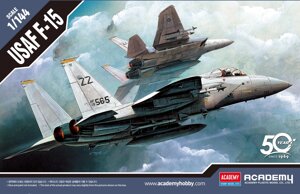 F-15 Eagle. Збірна модель у масштабі 1/144. Academy 12609