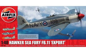 Hawker Sea Fury FB. 11 'Export Edition' Збірна модель літака в масштабі 1/48. AIRFIX A06106