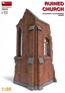 Руїни церкви. Збірна модель в масштабі 1/35. MINIART 35533