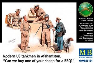 Сучасні американські танкісти в Афганістані. 1/35 MASTER BOX 35131