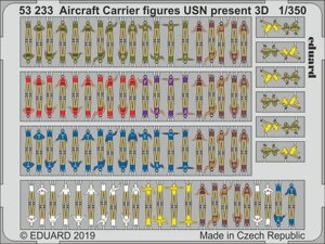 Фігурки для авіаносців USN, сучасний варіант, 3D. 1/350 EDUARD 53233
