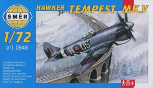 Hawker Tempest MK. V. Збірна модель літака в масштабі 1/72. SMER 0848