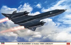 Lockheed SR-71 Blackbird A - 'First Aircraft'. Збірна модель літака у масштабі 1/72. HASEGAWA 02464