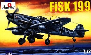 Збірна пластикова модель німецького літака FISK 199. 1/72 AMODEL 7222