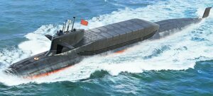 PLAN Type 094A Jin Class SSBN. Збірна модель підводного човна у масштабі 1/700. HOBBY BOSS 87025