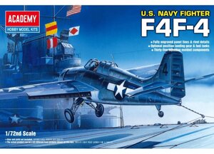 GRUMMAN F4F-4 WILDCAT. Модель літака у масштабі 1/72. ACADEMY 12451