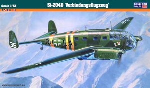 Збірна модель військового літака Si-204D Verbindungsflugzeug. 1/72 MISTER CRAFT F-14 (БЕЗ КОРОБКИ)