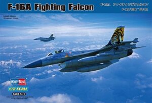 F-16A Fighting Falcon. Збірна модель літака у масштабі 1/72. HOBBY BOSS 80272