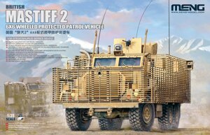 British Mastiff 2 6X6 Wheeled Protected Patrol Vehicle. 1/35 MENG MODEL SS-012