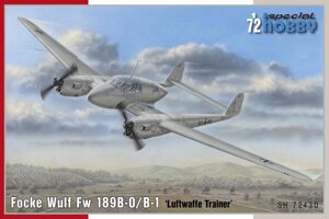Focke Wulf Fw 189B-0 / B-1 'Luftwaffe Trainer'. 1/72 SPECIAL HOBBY SH72430