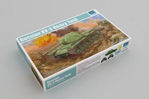 КВ-3. Збірна модель радянського важкого танка в масштабі 1/35. TRUMPETER 09544