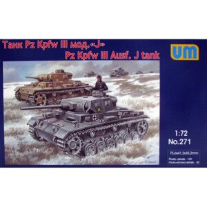 Tank Panzer III Ausf J. 1/72 UM 271