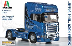 Збірна модель автомобіля Scania R620 "Blue Shark". 1/24 ITALERI 3873