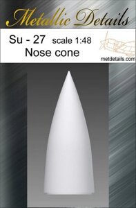 Носовий конус для літака Су-27. 1/48 METALLIC DETAILS MDR4801