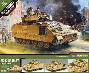 M2A2 Bradley Iraq 2003. Збірна модель БМП у масштабі 1/35. ACADEMY 13205