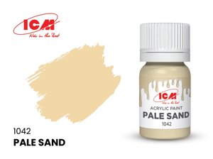 Фарба водорозчинна пісок блідий, 12 мл. ICM 1042