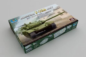 Т-72А МБТ мод. 1985 р Збірна модель танка в масштабі 1/35. TRUMPETER 09548