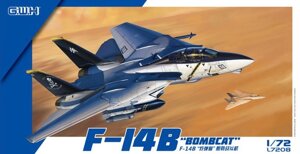 F-14B Grumman, Tomcat, Bombcat. Збірна модель літака в масштабі 1/72. GREAT WALL HOBBY L7208