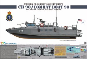 Sweden CB-90 FSDT Assault Craft CB90/Combat Boat 90 1991 - present. Збірна модель у масштабі 1/35. Tiger Model 6293