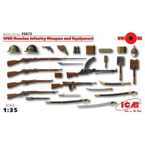Озброєння і спорядження піхоти РІА І МВ. 1/35 ICM 35672