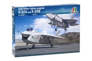 JSF Program X-32A and X-35B. Сборные модели (в наборе 2 модели) в масштабе 1/72. ITALERI 1419