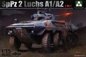 SpPz 2 Luchs A1/A2 бойова розвідувальна машина (2 до 1). Збірна модель у масштабі 1/35. TAKOM 2017