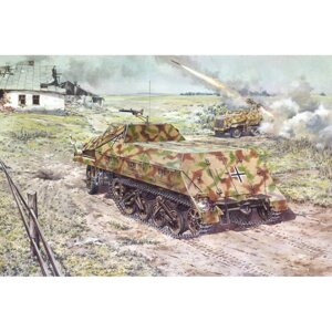 Модель напівгусеничного тягача Sd. Kfz. 4/11 Panzerwerfer 42. 1/72 RODEN 722