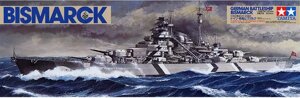 Bismarck. Збірна модель військового корабля у масштабі 1/350. TAMIYA 78013