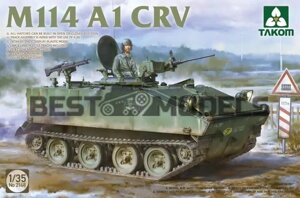 Американський бронетранспортер М114A1 CRV. Збірна модель у масштабі 1/35. TAKOM 2148