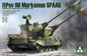 Finnish Self Propelled Anti Aircraft Gun ltPsv 90 Marksman SPAAG. 1/35 TAKOM 2043