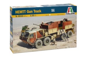 HEMTT Gun Truck. Збірна модель військового вантажного автомобіля. 1/35 ITALERI 6510
