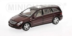 Mercedes-Benz R-Class (LHD) (W251) - 2006 - red metallic. Модель в масштабі 1/18. MINICHAMPS 150034602