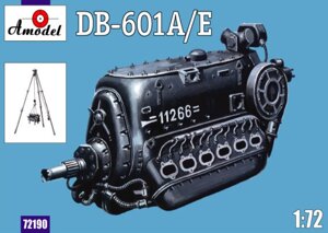 Сборная модель авиационного двигателя DB-601A/E. AMODEL 72190