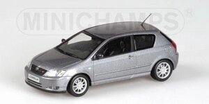 TOYOTA COROLLA TS 2001. GREY METALLIC. 1/43 MINICHAMPS 400166102