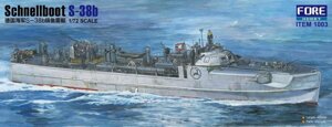 Schnellboot S-38B. Збірна модель торпедного катера у масштабі 1/72. FOREART 1003